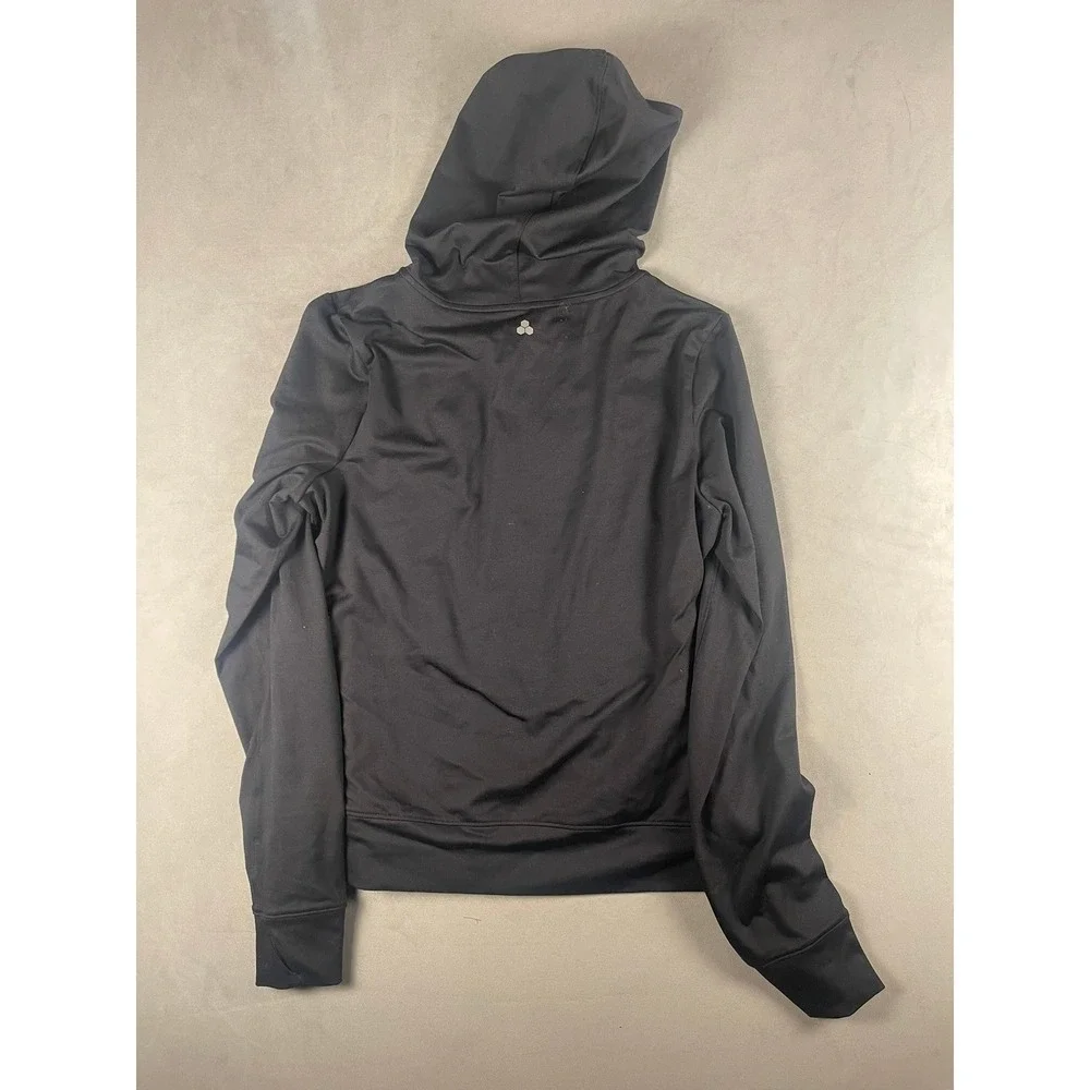 Tek Gear Boys XXL 18/20 Black Full Zip Hooded Sweatshirt Athletic Jacket RN73277